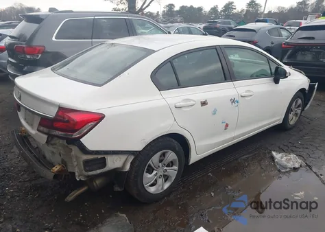 2015 Honda Civic Lx z USA, uszkodzony, nr VIN 19XFB2F56FE011376
